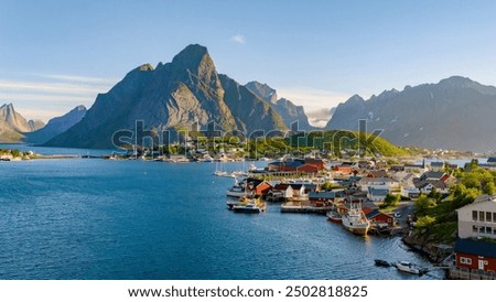 Reine, in the beautiful Lofoten Islands, offers stunning mountains and clear waters, ideal for travel lovers and nature enthusiasts seeking adventure and breathtaking beauty