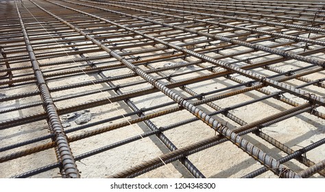 Reinforcement Metal Framework Concrete Pouring Ready Stock Photo (Edit ...