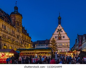 Reiterlesmarkt Christmas Market Rothenburg Ob Der Stock Photo ...