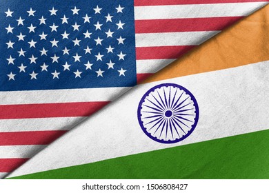 Relations Between Two Countries Usa India Stock Photo 1506808427 ...