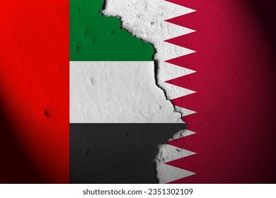 Relations between United Arab Emirates and Qatar. United Arab Emirates vs Qatar.