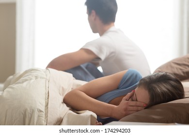 Relationship Difficulties: Young Couple Having Problems