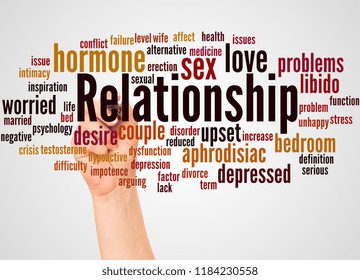 Relationship Word Cloud Hand Marker Concept Stock Photo 1184230558 ...