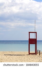 Relax On The Beach, Springtime In Mondello, Palermo, Sicily