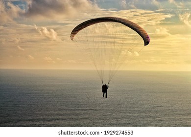 Relax On Paragliding On The Beach