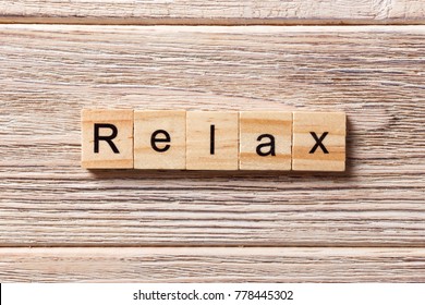 another word for relax