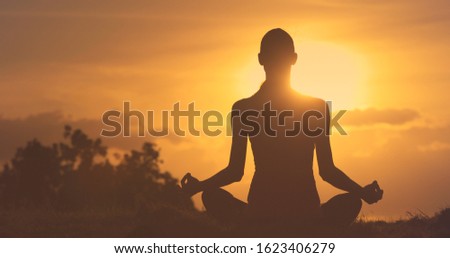 Similar – Image, Stock Photo enlightenment Sunrise