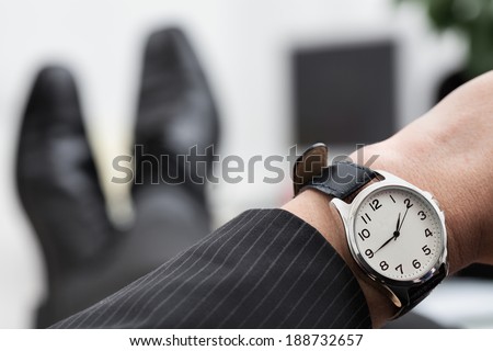 Image, Stock Photo end of business hours