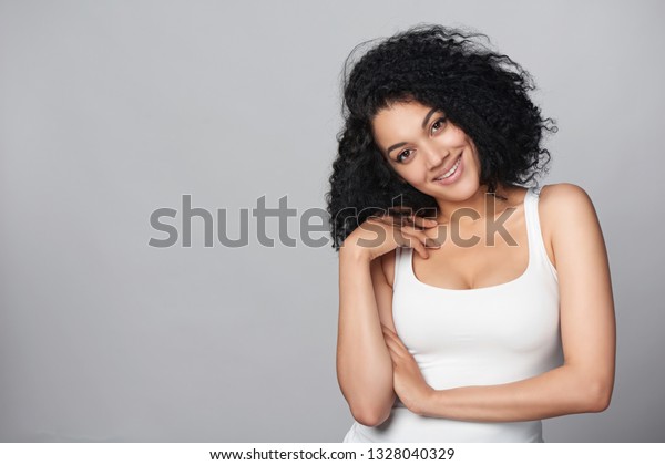 Relaxed Mixed Race African American Caucasian Stock Photo Edit