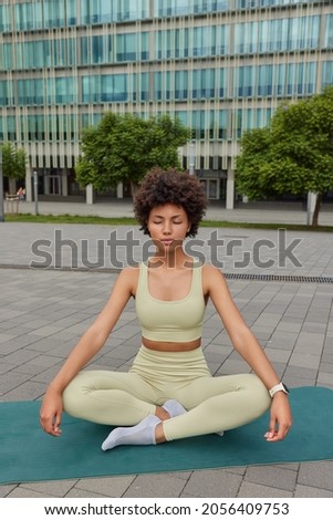 Similar – Image, Stock Photo Sportswoman posing with crossed arms