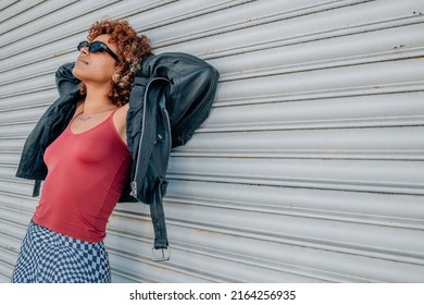 Relaxed Urban Style Girl Outdoors