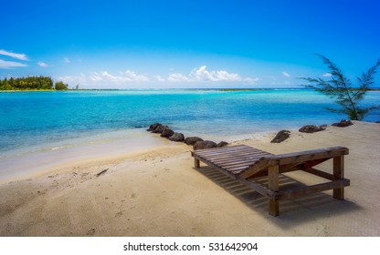 Relaxing At The Beach In Bora Bora