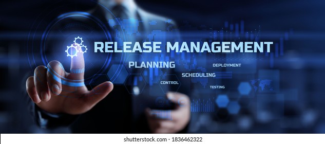 Release Management Software Development Business And Technology Concept.