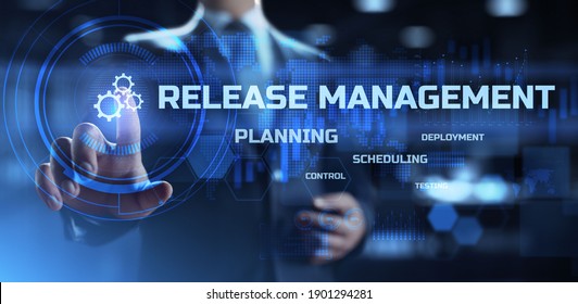 Release Management Software Development Business And Technology Concept.