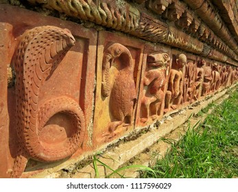 Relief At Ruins Of Somapura Mahavihara In Paharpur, Bangladesh