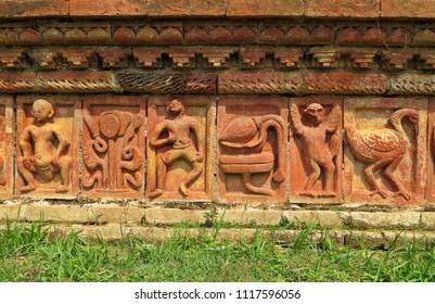 Relief At Ruins Of Somapura Mahavihara In Paharpur, Bangladesh