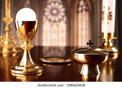 Religion theme. Christianity symbols. Bokeh background. - Shutterstock ID 1980624428