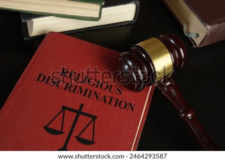 Religious Discrimination is shown using a text