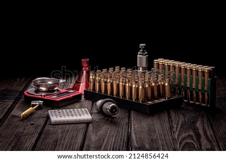 Reloading, accessories and components for reloading cartridges, soft focus