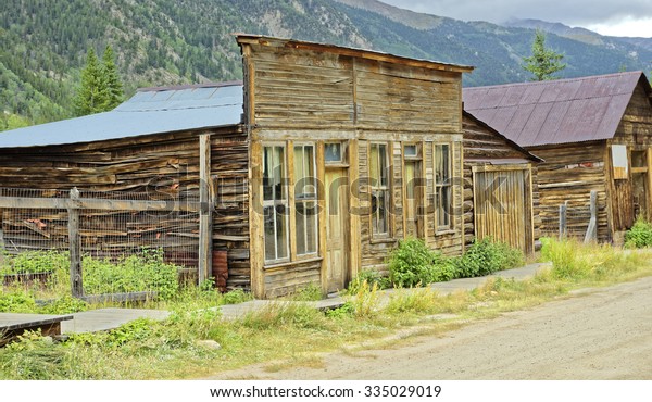 Remaining Buildings Gold Silver Mining Ghost Stock Photo Edit Now