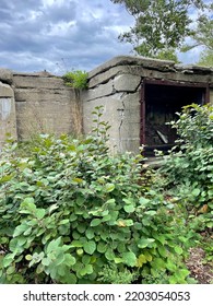 The Remains Of An Abandoned Mining Casemate From 1891.