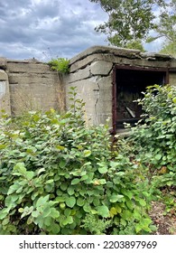 The Remains Of An Abandoned Mining Casemate From 1891.