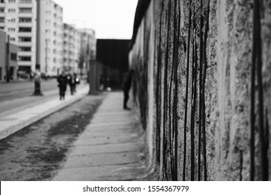 Remains of Berlin Wall at Bernauer Street, Germany
