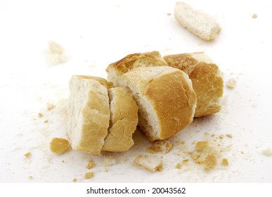 Remains of bread