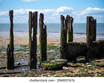 Remains Of Groynes On The North Kent Coast