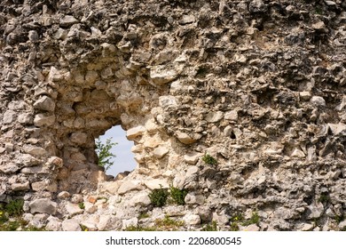 Remains Of A Hole Blasted With A Cannon, Located In Paklenica, Croatia.