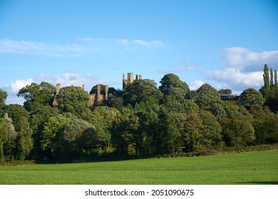 Remains Of An Old Country Manor House In South Wingfield, Derbyshire, UK