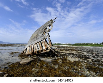 Remains Of The Old Wooden Ship 