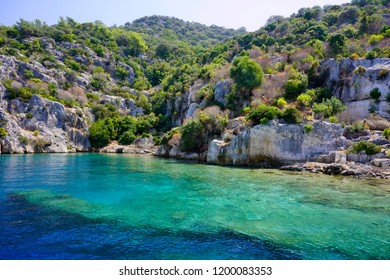 Kekova Sunken City Turkey Underwater Stock Photo (Edit Now) 1239995470