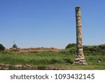 Remains of the Temple of Artemis or Artemision  also known less precisely as the Temple of Diana. Seven wonders of the world. Near Ephesus Efes ancient Greek city on the coast of Ionia