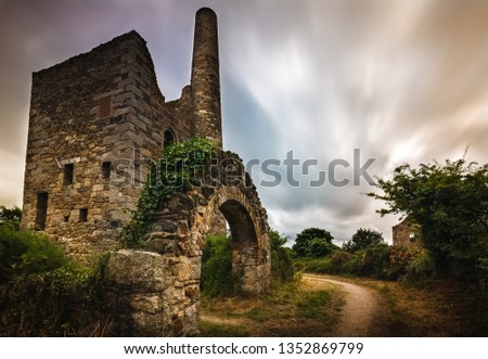 The remains of the Wheal Peevor Beam Engine house for the day of Cornish Tin Mining.