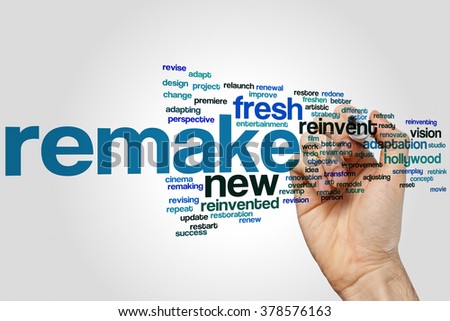 Remake word cloud concept