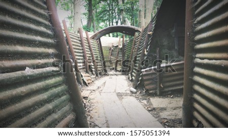 Remake of a ww1 trench