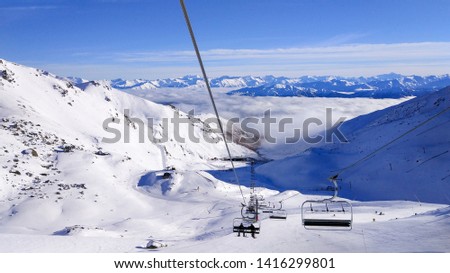 The Remarkables ski area, Queenstown, New Zealand