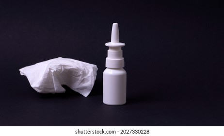 Remedy For The Common Cold On A Black Background