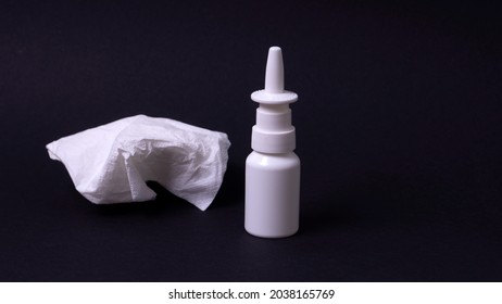 Remedy For The Common Cold On A Black Background