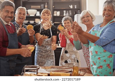 Remember youre the boss of that dough. a group of people applauding after their cooking class. - Powered by Shutterstock