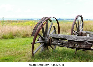 Remnants Of A Horse-drawn Cart Circa 1800's