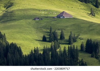 Remote Alpine Farm Hut In The Bernese Alps