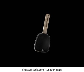 Remote Car Vehicle Key Fob On Black Background Locksmith Service.