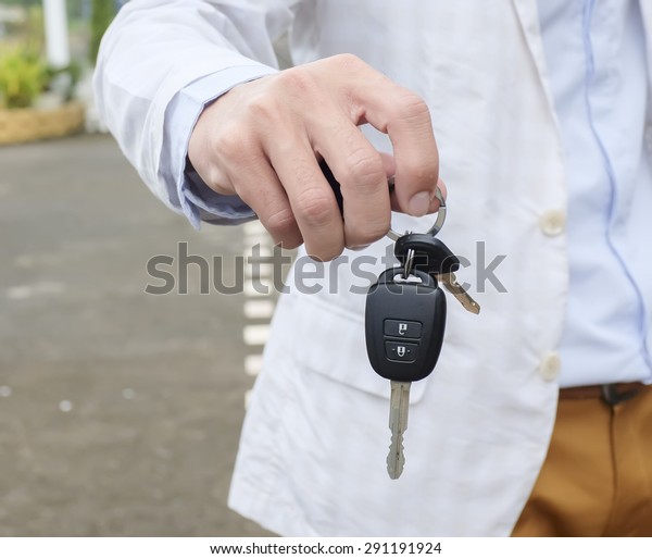 Remote control
cars is used to open the car
door
