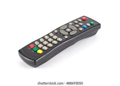 Remote Control Isolate On White Background Stock Photo 488693050 ...