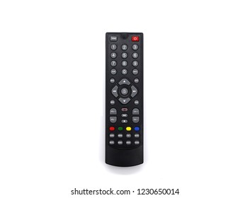 Remote Control Isolated On White Background, Top View