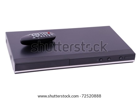 Remote control lays on Generic DVD Player