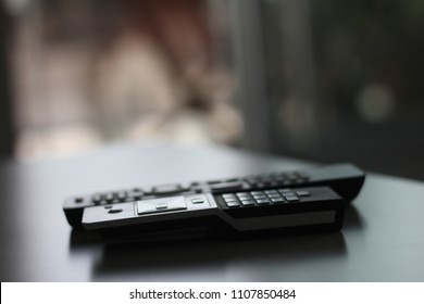 REMOTE CONTROL ON A TABLE