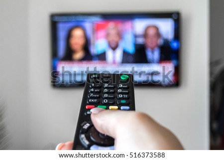 Remote in hand